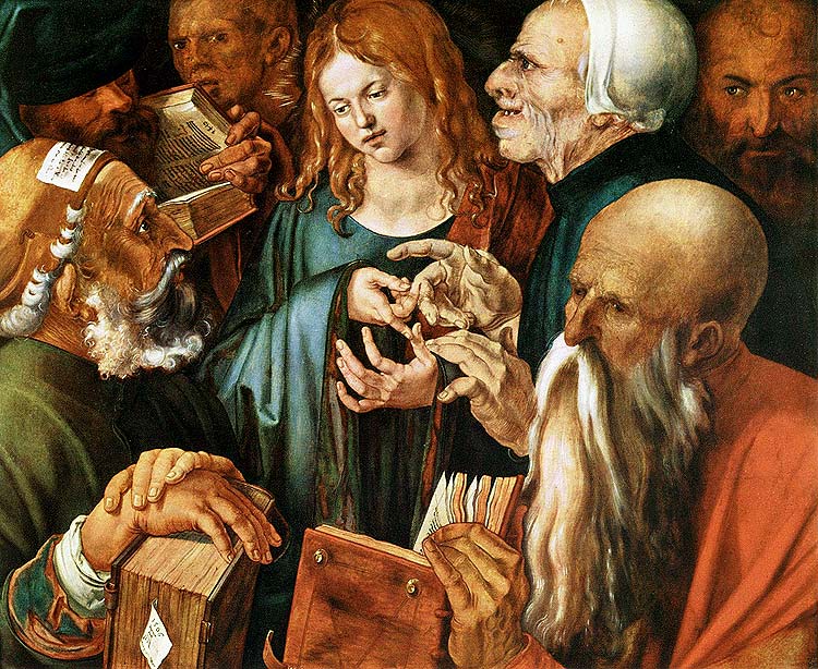 Photo:  Christ among the Doctors, 1506